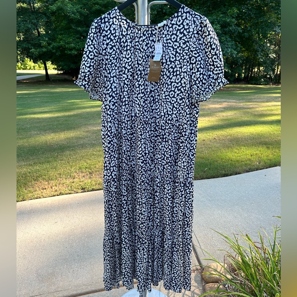 NWT Navy Blue J. Crew Midi Dress